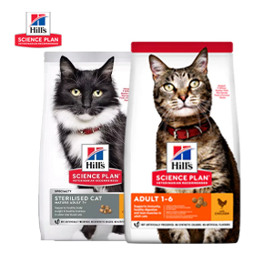 Hill's assortiment science plan droogvoer voor katten